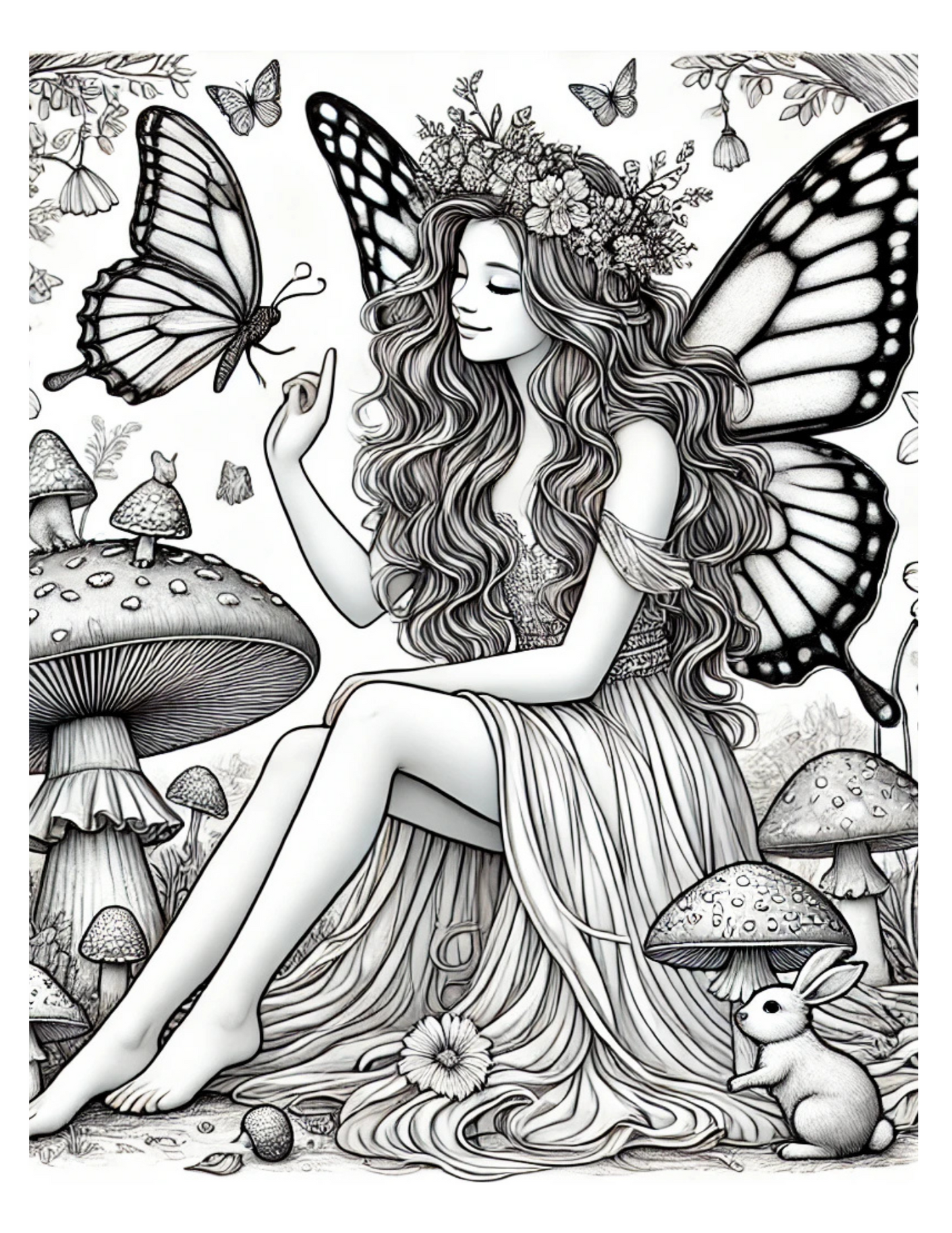 Whispers of the Enchanted Forest A Fantasy Coloring Journey