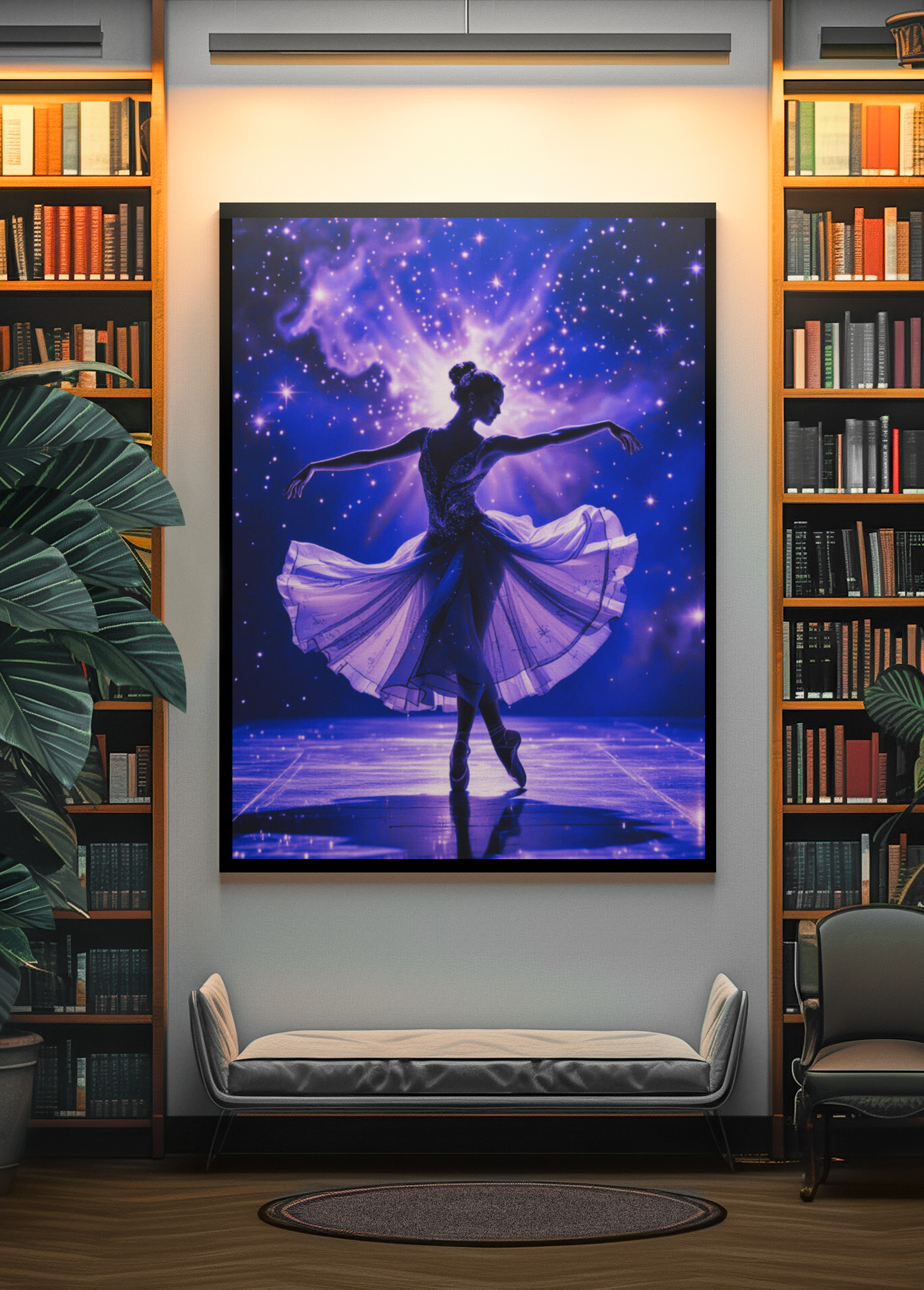 Celestial Pirouette AI Digital Art by Old Hippy