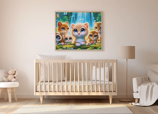 Cute Animals Satin Posters