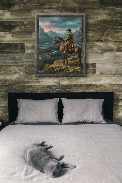 High Country Rider AI Canvas by Old Hippy