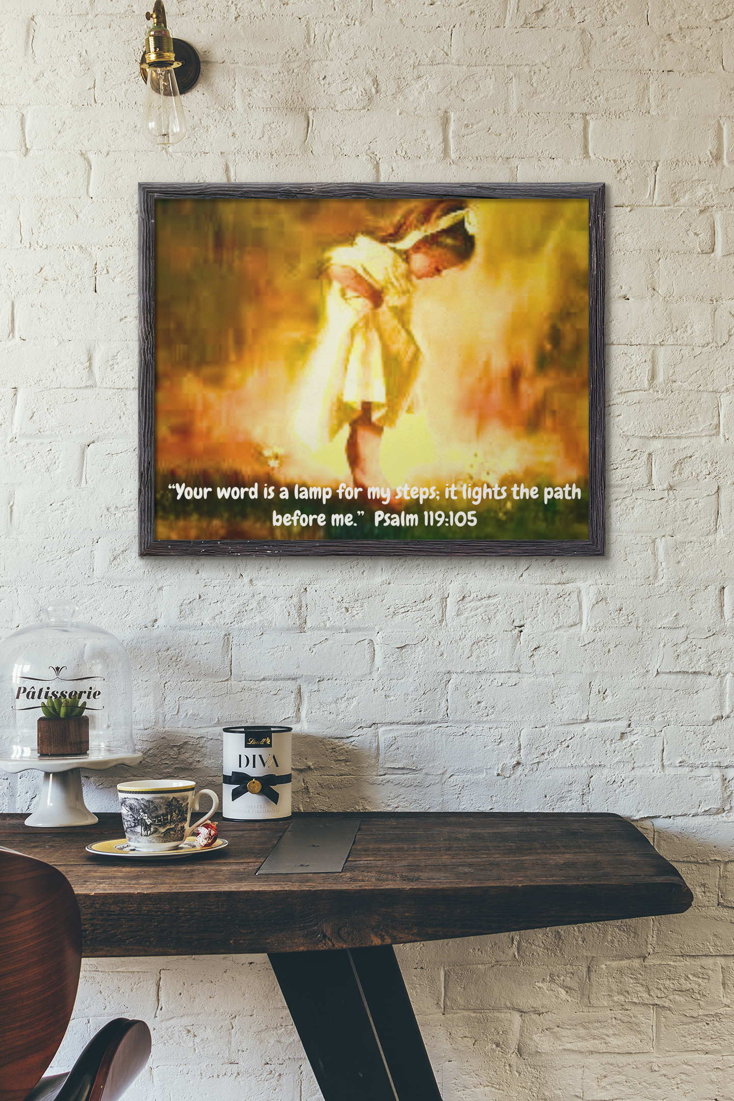 Guided by the Light of Your Word Oh Lord Digital Art