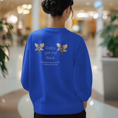 God's Got  My Back Crewneck Sweatshirt