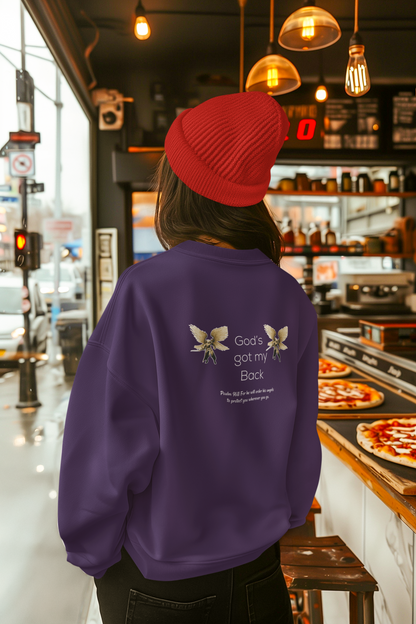 God's Got  My Back Crewneck Sweatshirt