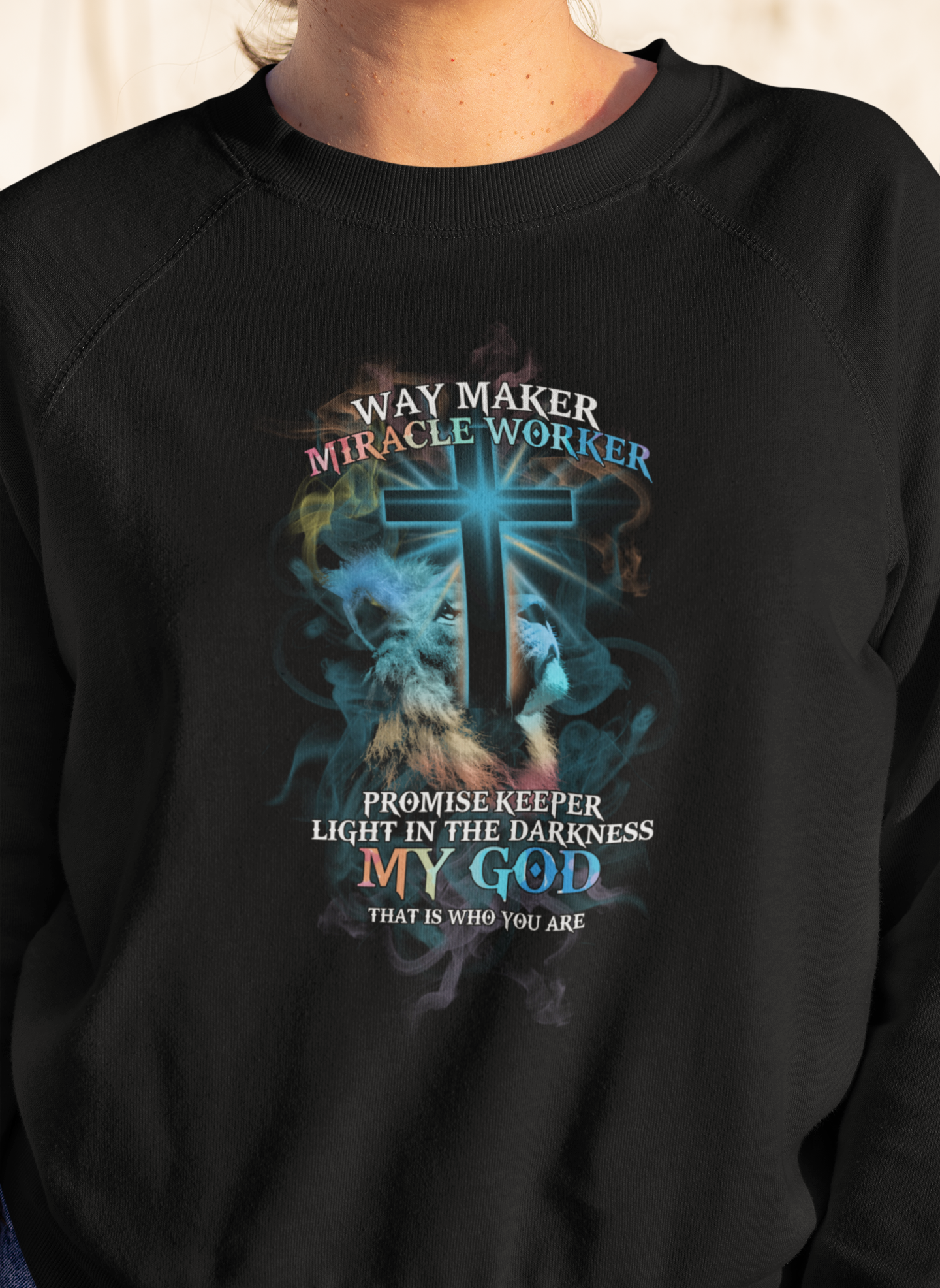 Way Maker Miracle Worker Unisex Crewneck Sweatshirt