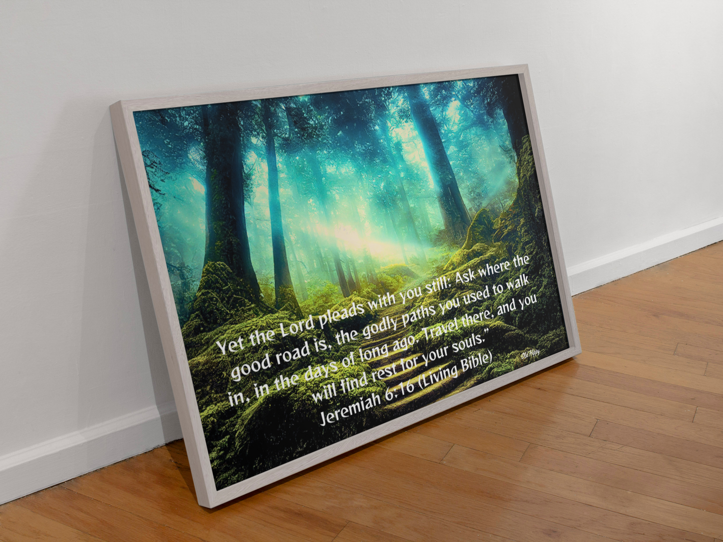 Seek the Old Godly Paths Frameable Poster