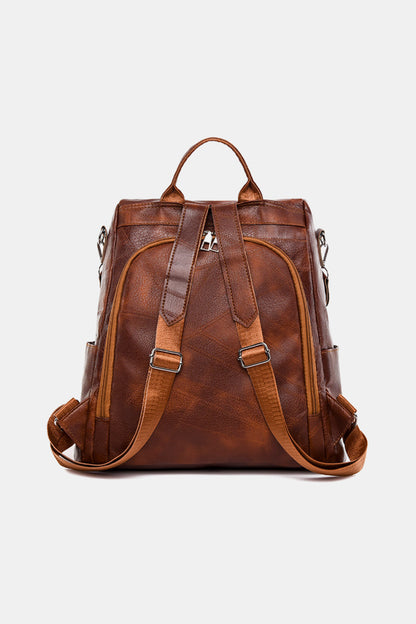 PU Leather Backpack