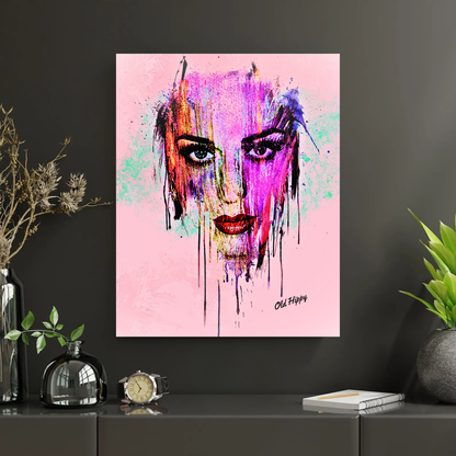 Drift Muse AI Canvas Wall Art by Old Hippy