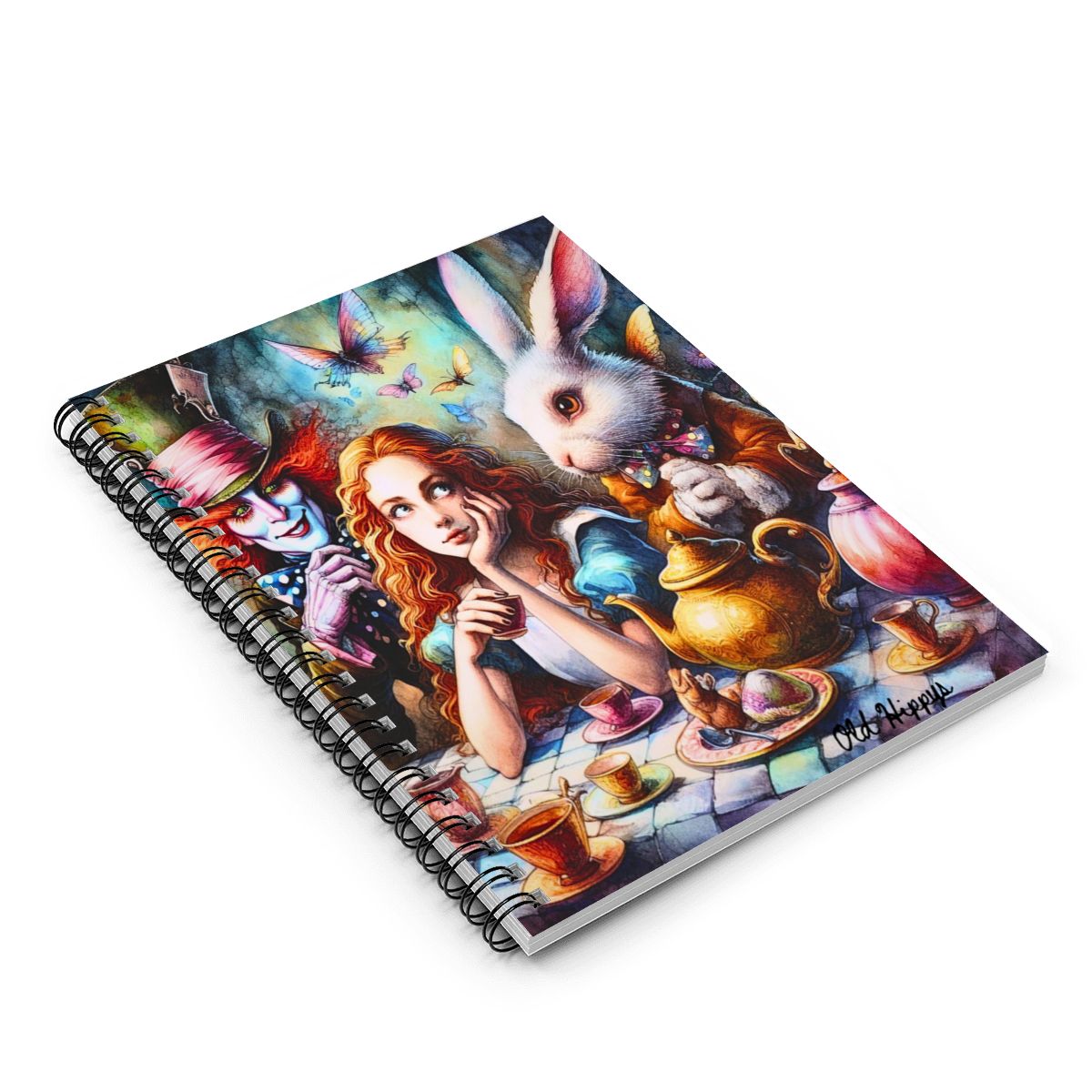 Spiral Notebook Alice and mad hatter vol1