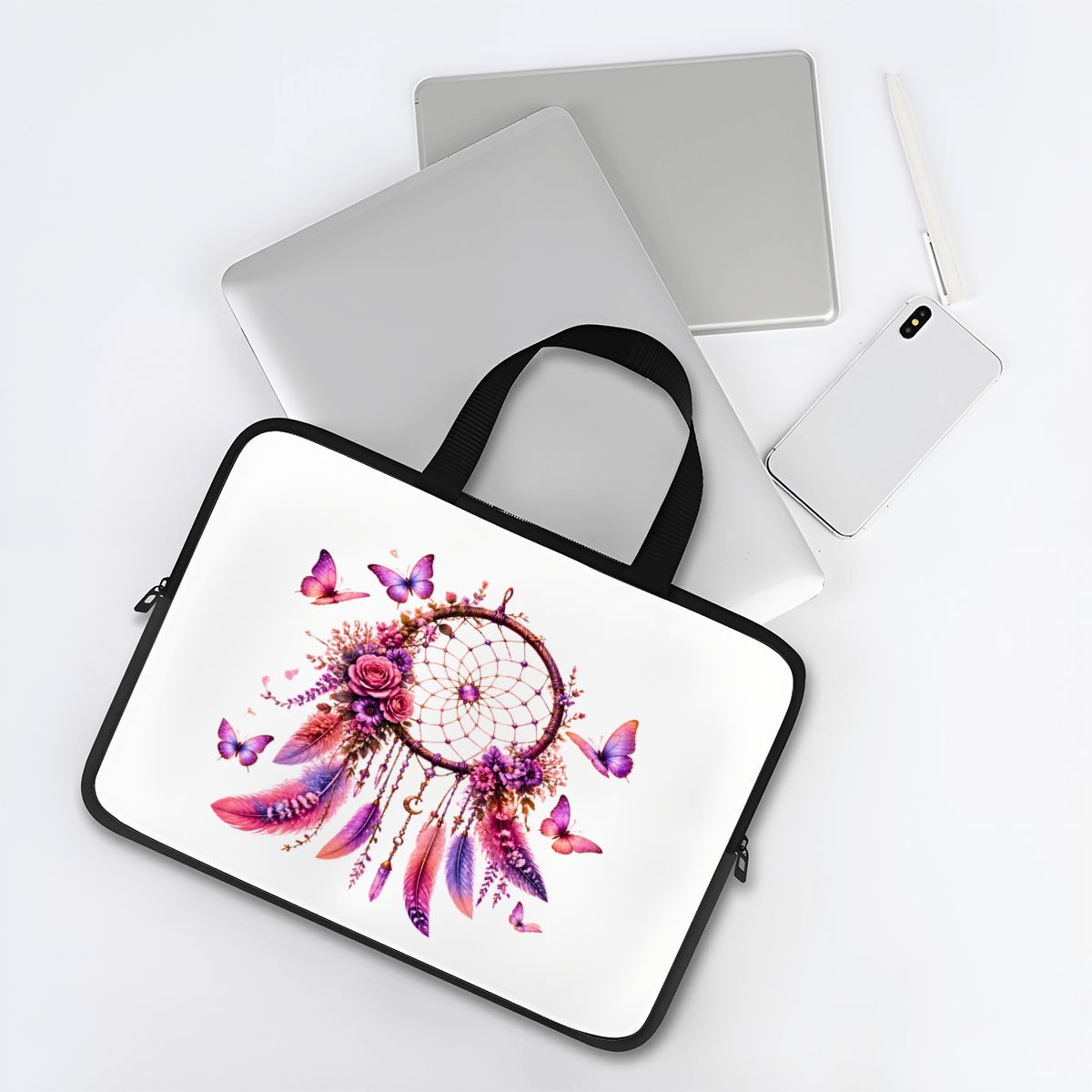 Laptop Bag dream catcher with Handle and shoulder strap