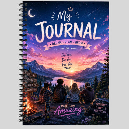 Spiral Notebook Teen Journal