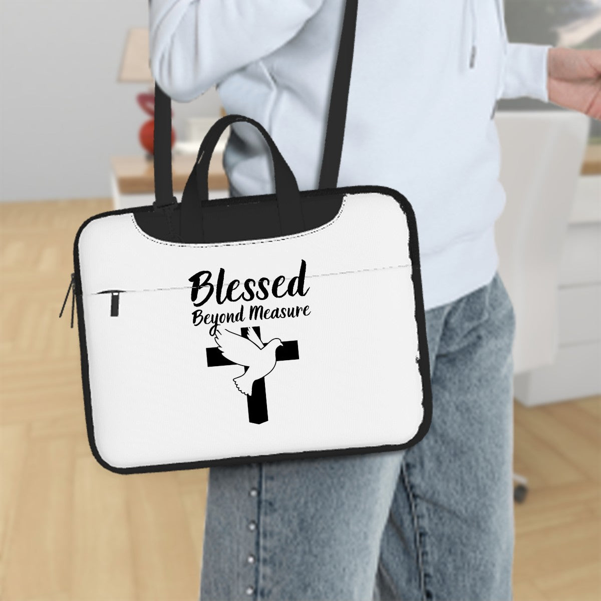 Blessed Beyond Measure Laptop Sleeve