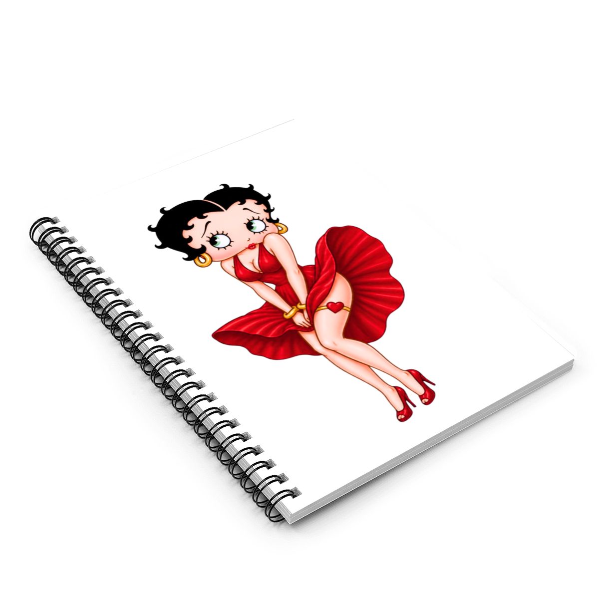 Spiral Notebook betty boop poses