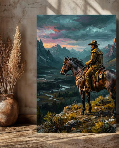 High Country Rider AI Canvas by Old Hippy