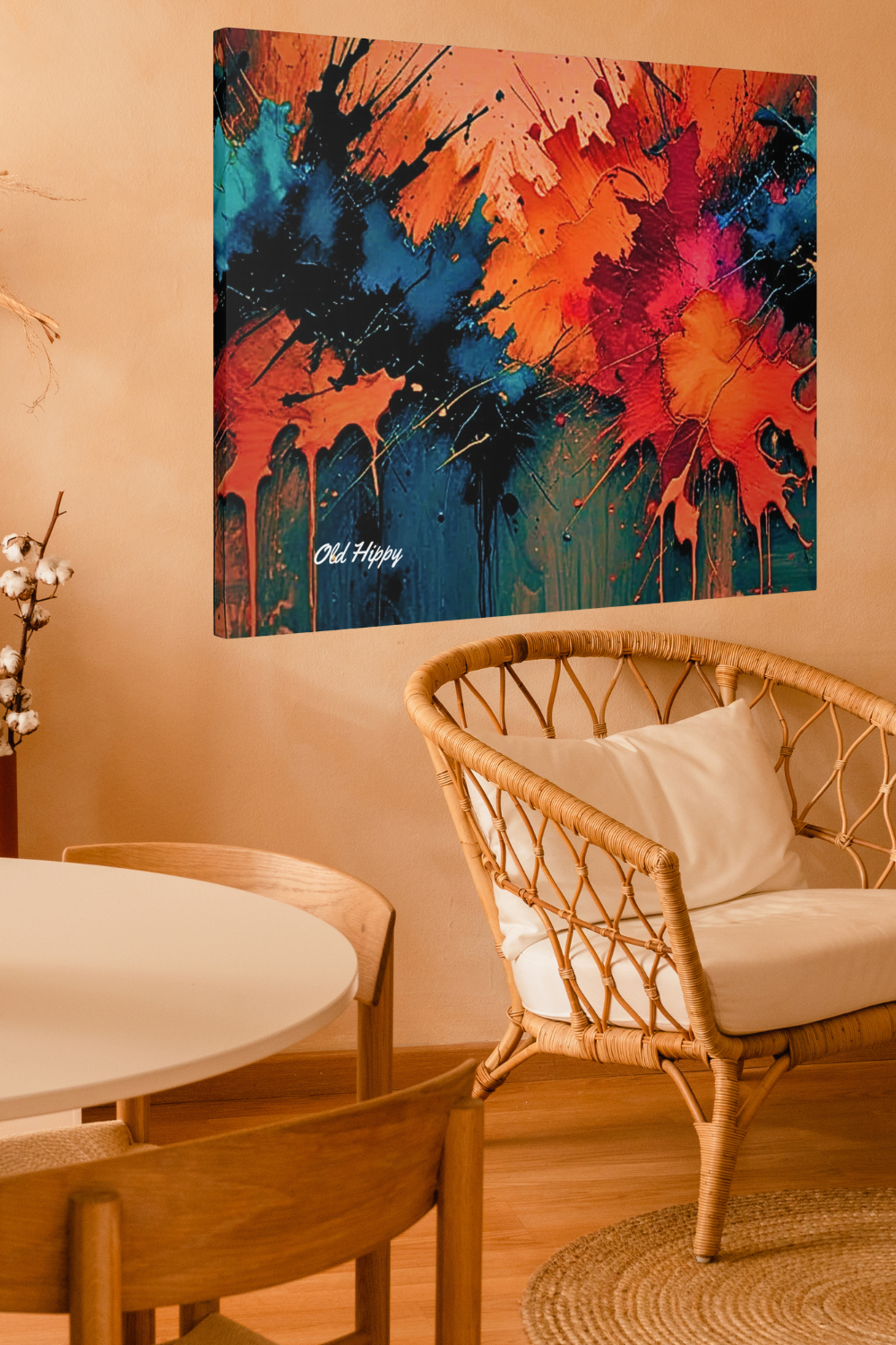 When Love Feels Like Leaving Abstract Canvas Art