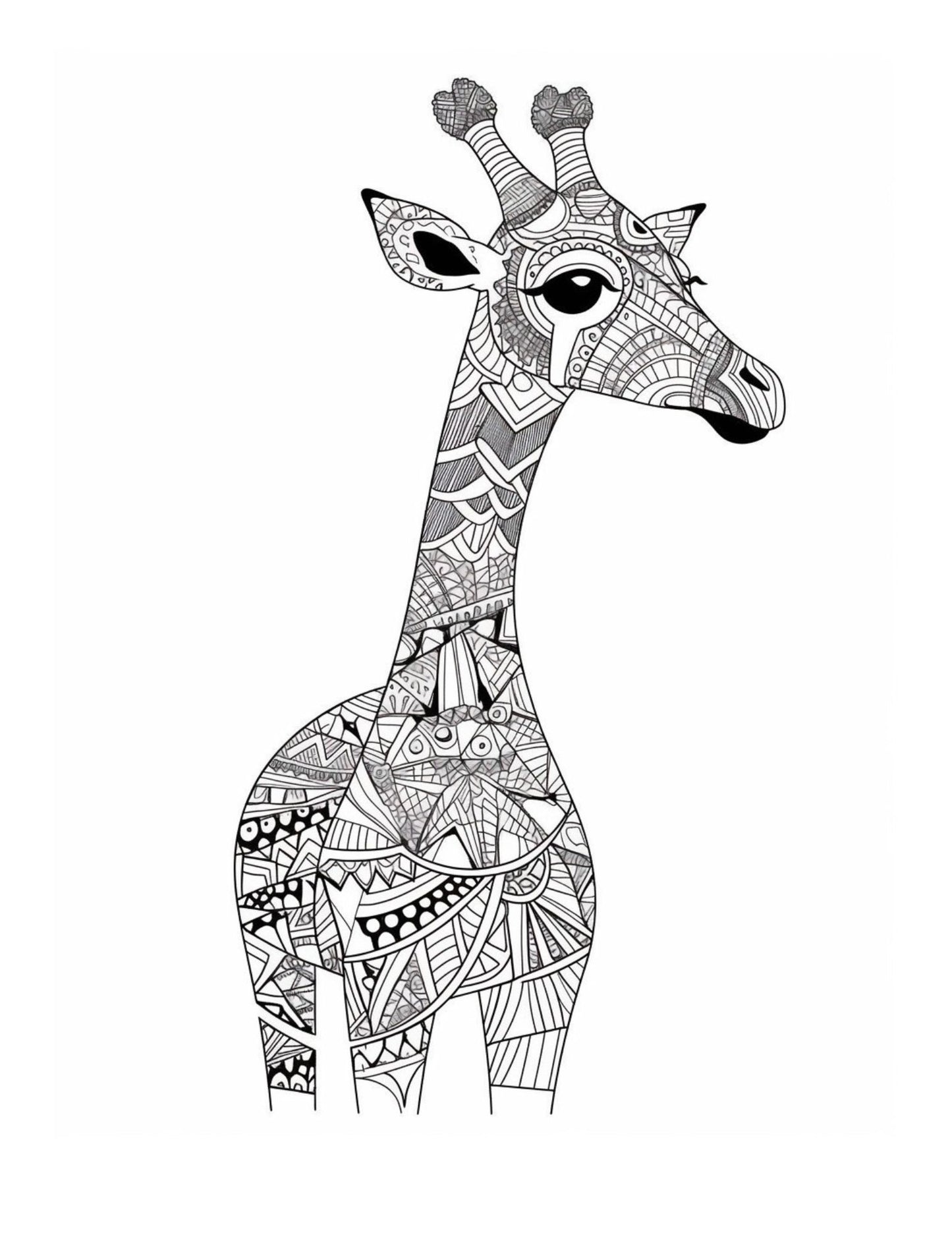 Mandala Animals Adult Coloring Pages