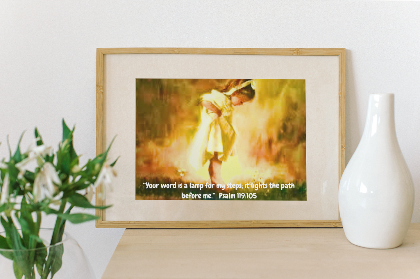 Guided by the Light of Your Word Oh Lord Digital Art