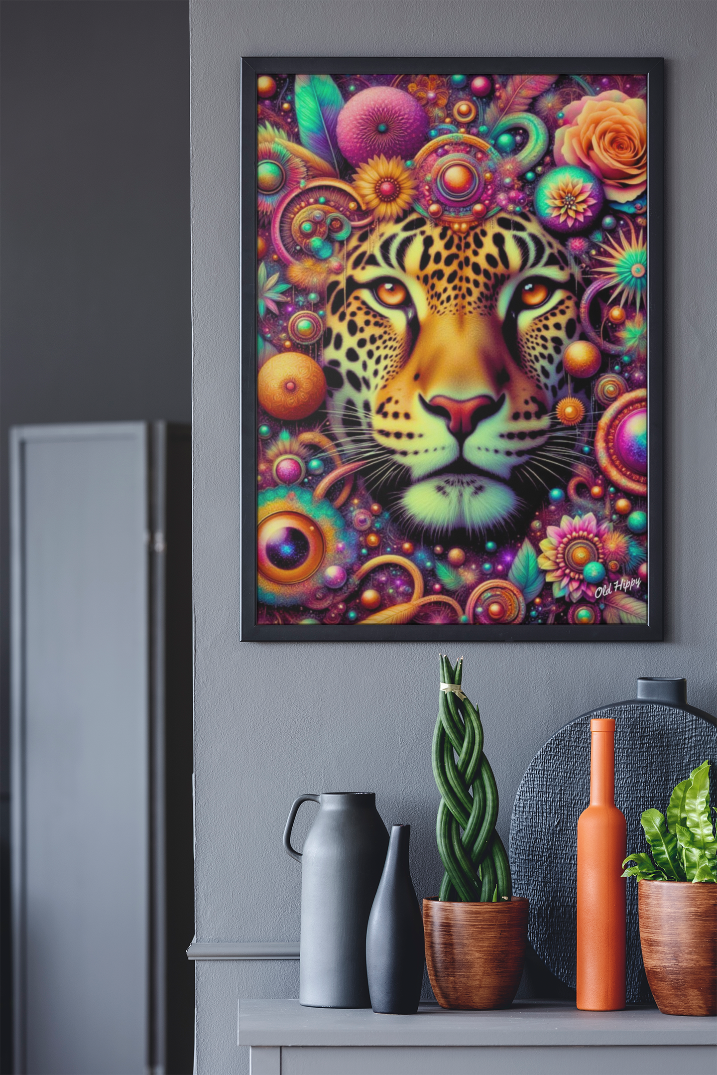 Cosmic Guardian AI Digital Art by Old Hippy