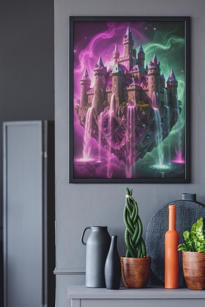 “Celestial Citadel of Light” Digital Art by Old Hippy