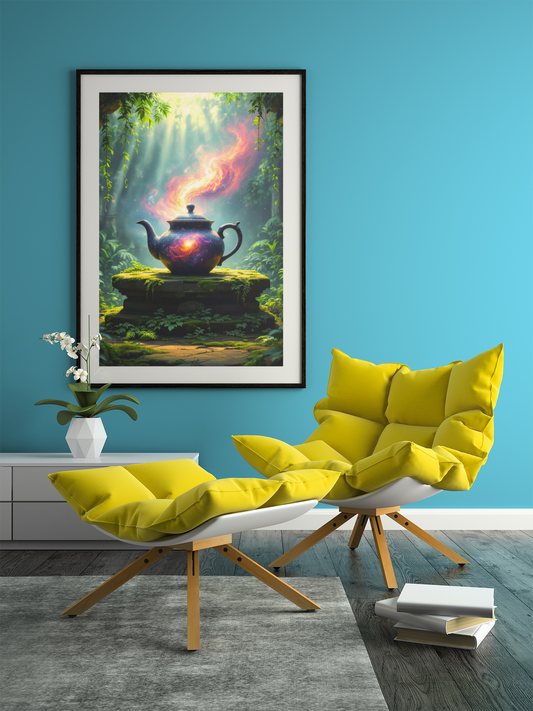 Cosmic Teapot AI Digital Art by Old Hippy