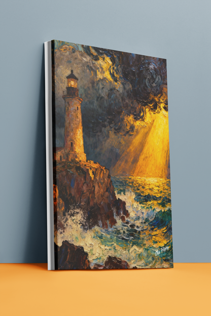 When Heaven Breaks Through Canvas Art by Old Hippy