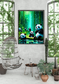 Pandas Playing in a Bamboo Forest Satin Poster