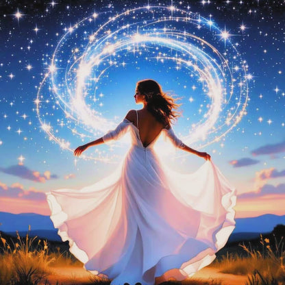 Celestial Grace #1 AI Digital Art by Old Hippy