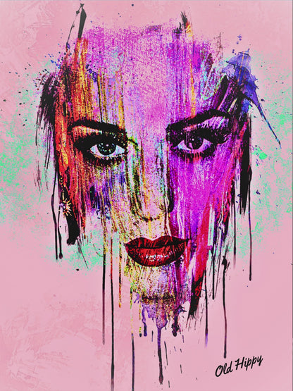 Drift Muse AI Canvas Wall Art by Old Hippy