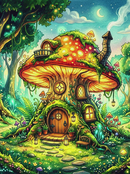 Enchanted Mushroom Cottage