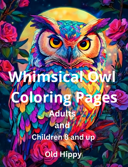 Whimsical Owl Coloring Pages