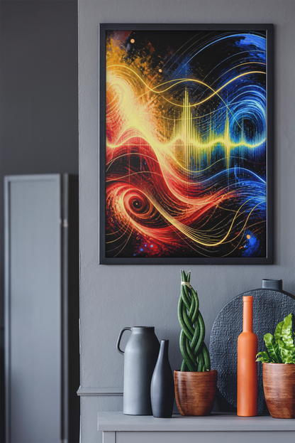The Color of Sound Digital Art by Old Hippy