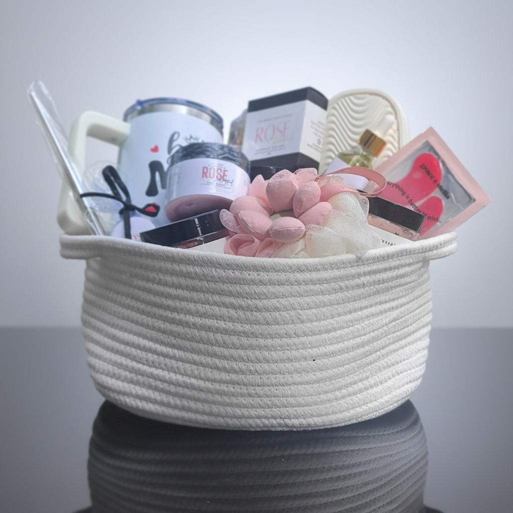 Bath and Beauty Gift Basket for Women