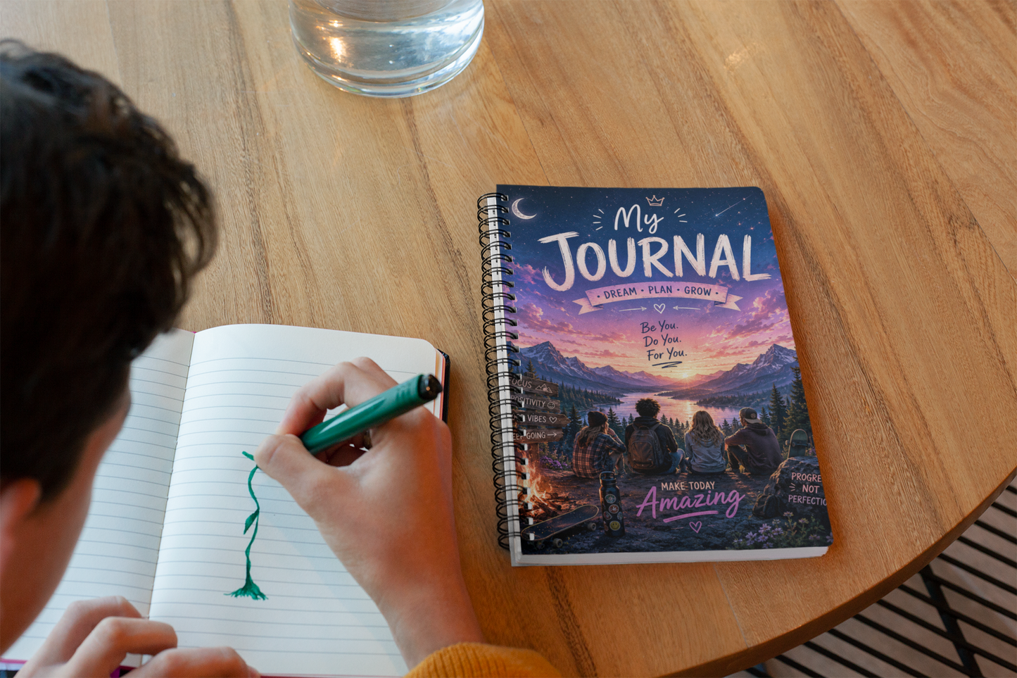 Spiral Notebook Teen Journal