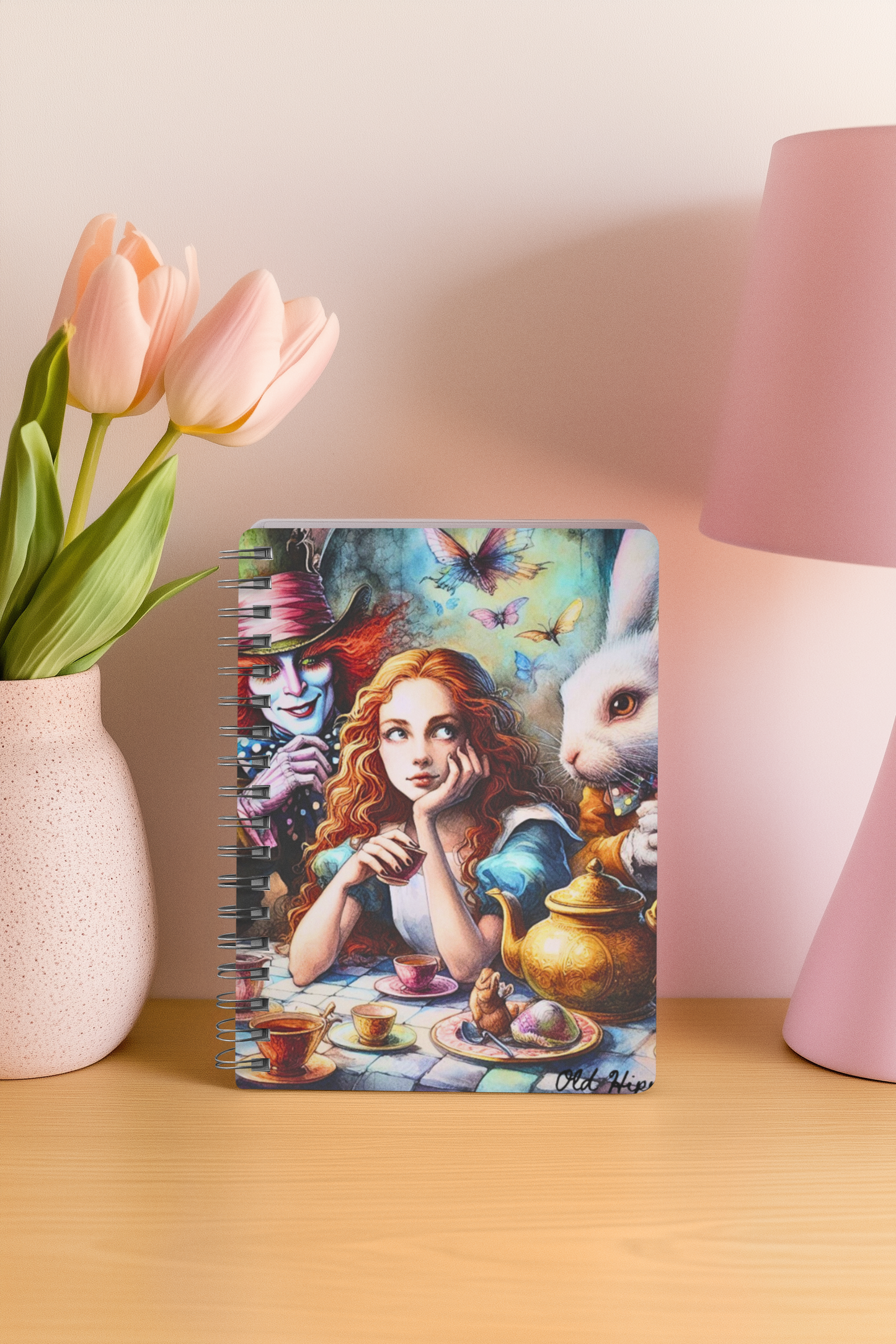 Spiral Notebook Alice and mad hatter vol1
