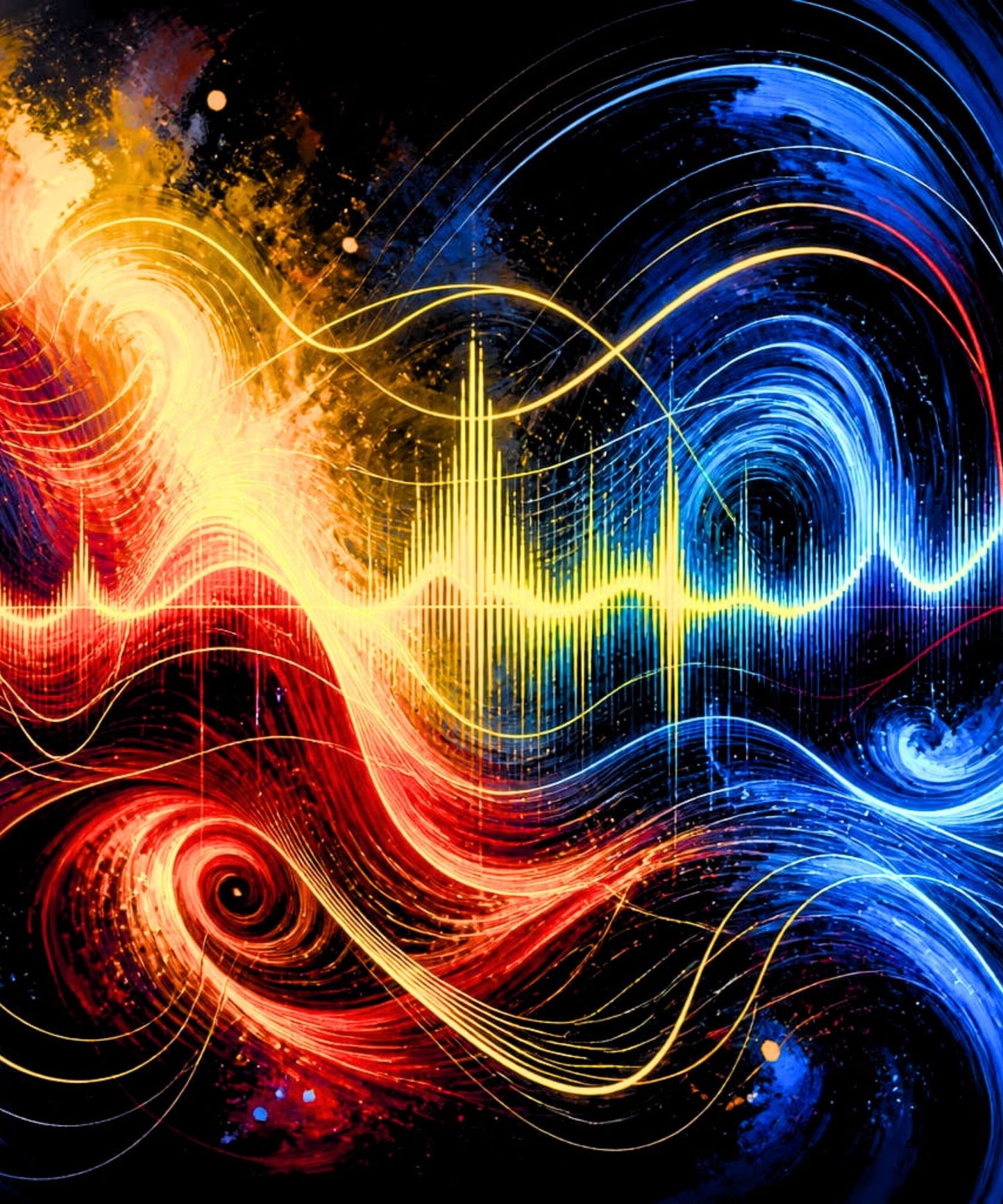 The Color of Sound Digital Art by Old Hippy