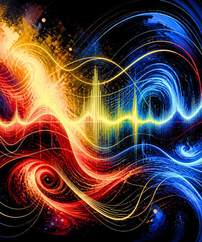 The Color of Sound Digital Art by Old Hippy