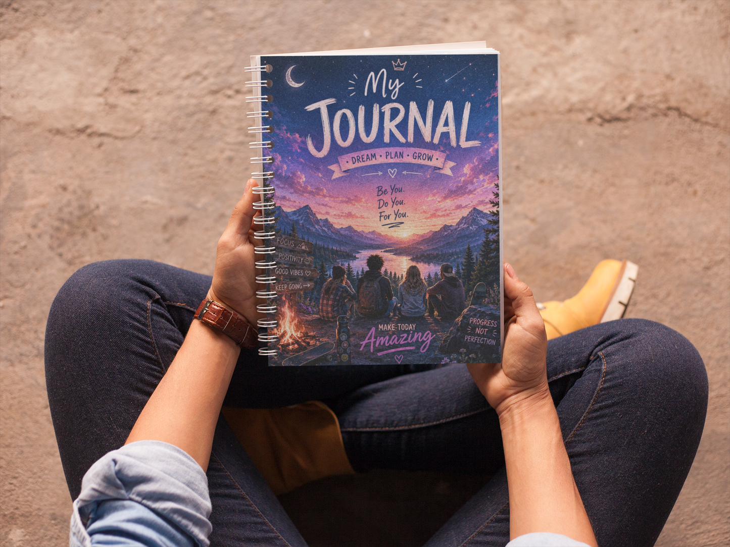 Spiral Notebook Teen Journal