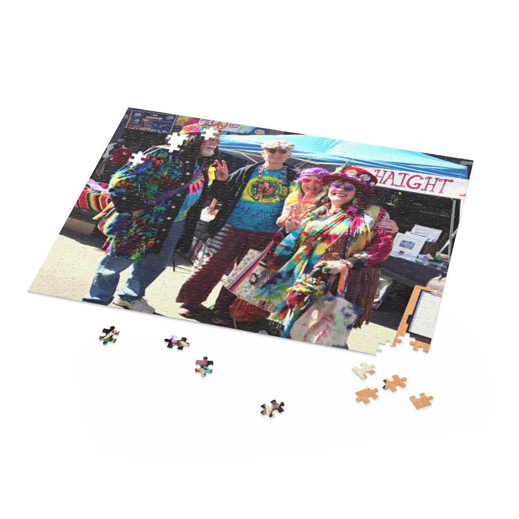 Senior Hippies at Haight Ashbury Puzzle