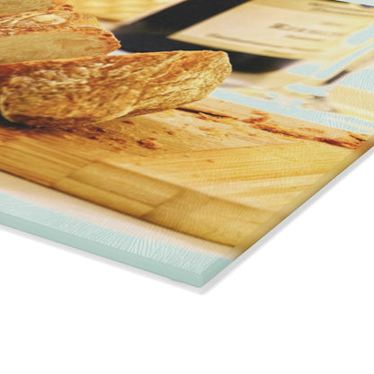 Bread Wine and Thee Glass Cutting Board