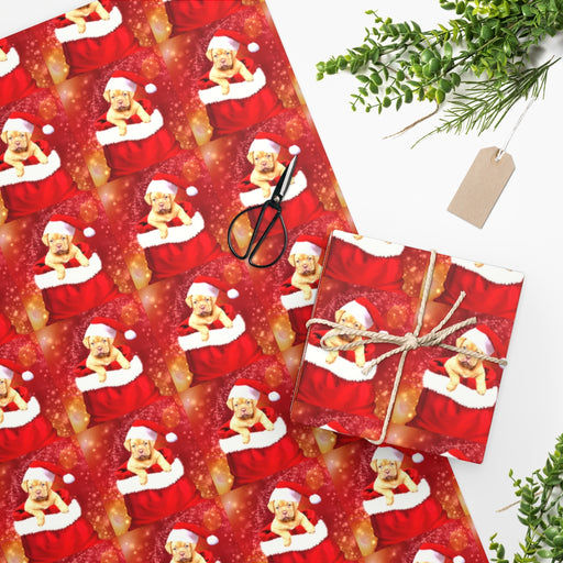 Christmas Puppy Wrapping Paper