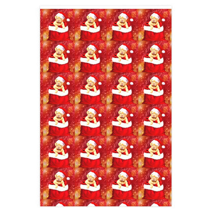 Christmas Puppy Wrapping Paper