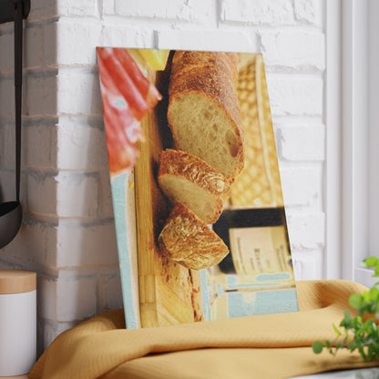 Bread Wine and Thee Glass Cutting Board