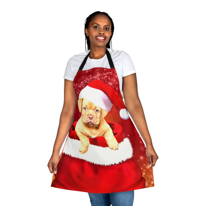 Christmas Puppy Apron