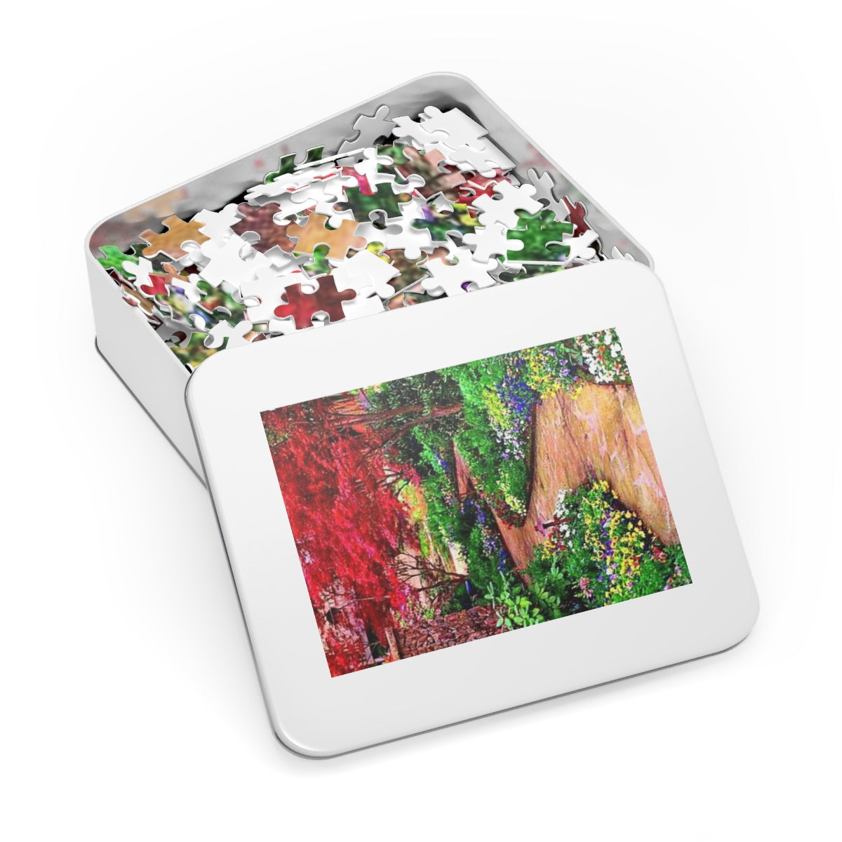 Fun Puzzle- The Garden Path Collectible Tin