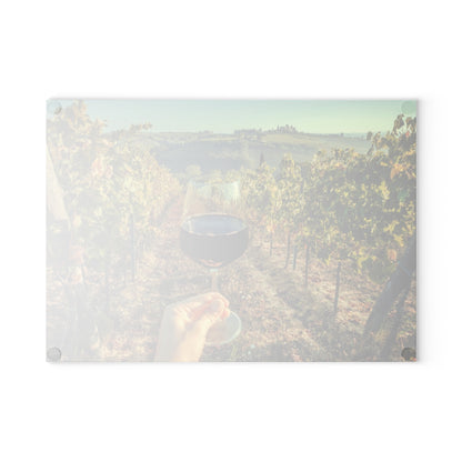 Tuscany Wine Glass Cutting Board