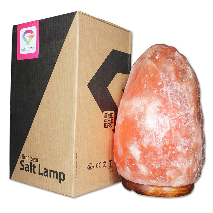 Natural Himalayan Salt Lamp, 8 ~ 11 lbs