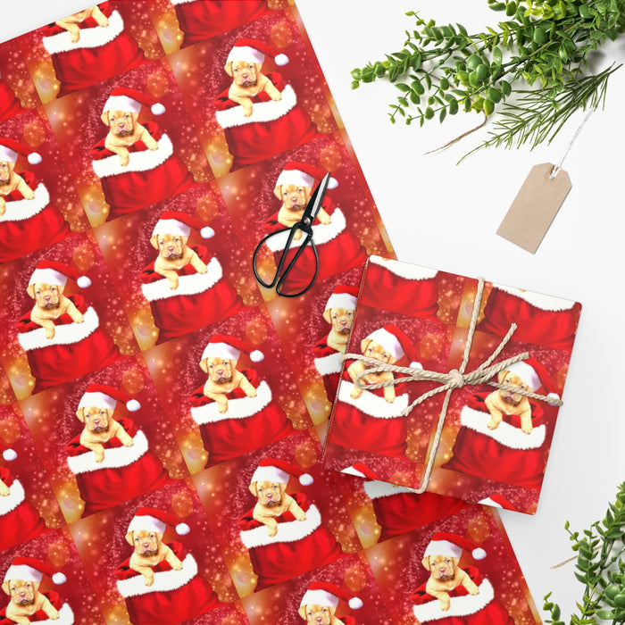 Christmas Puppy Wrapping Paper