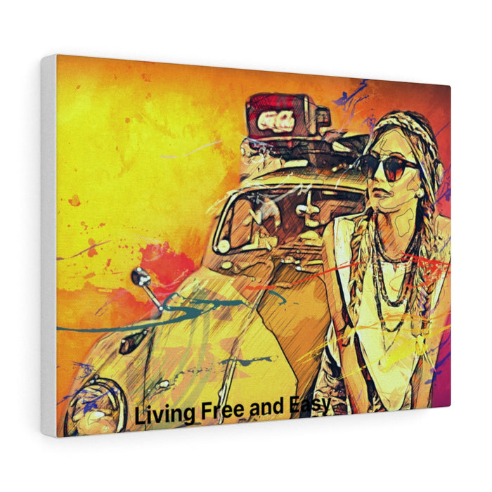 Living Free and Easy Canvas Wall Art