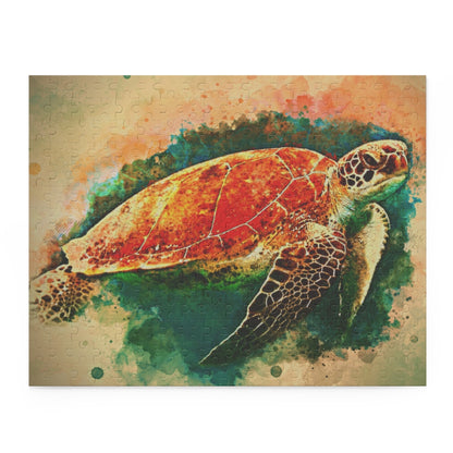 Sea Turtle Watercolour Puzzle