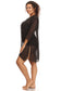 Plus Size Chiffon Long Sleeve Swimwear Cover-up Beach Dress Made in