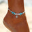 Boho Crystal Starfish Anklet Ankle Bracelet